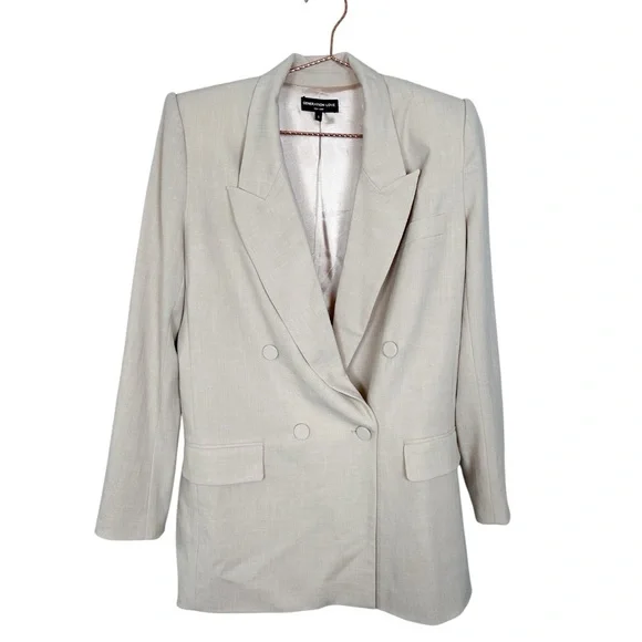 Generation Love Cream Vanilla Blazer and Wide Leg Pant Set - Picture 4 of 16